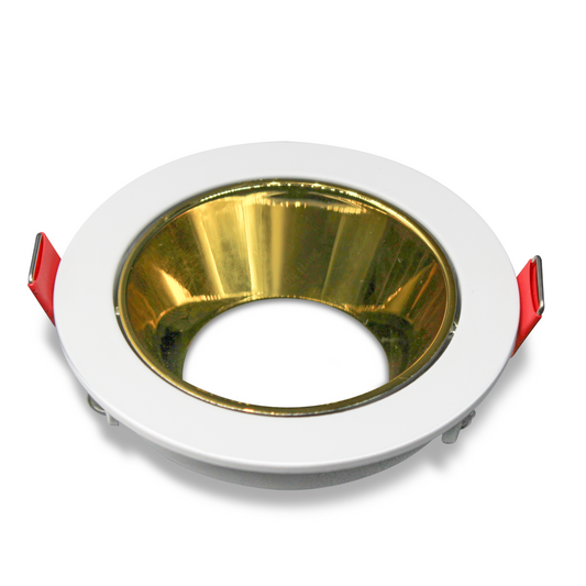 Tecbright GU10 Rahmen D501 - Weiß/ Gold