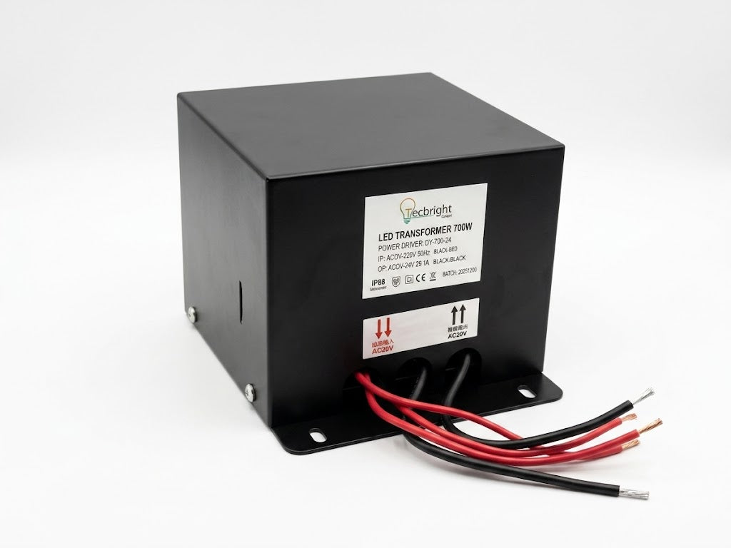 LED-Transformator 700W | Vollständig Wasserdicht IP68 | 24V DC / 29.1A Netzteil