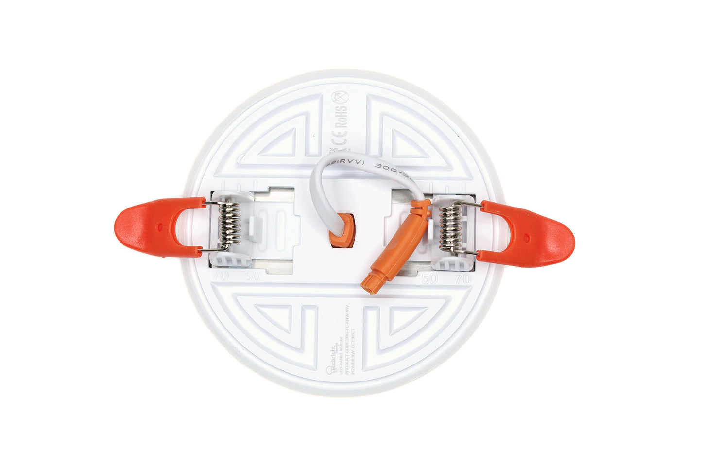 Tecbright Einbaustrahler Frameless - 9W - ø40-75mm - Rund - Weiss
