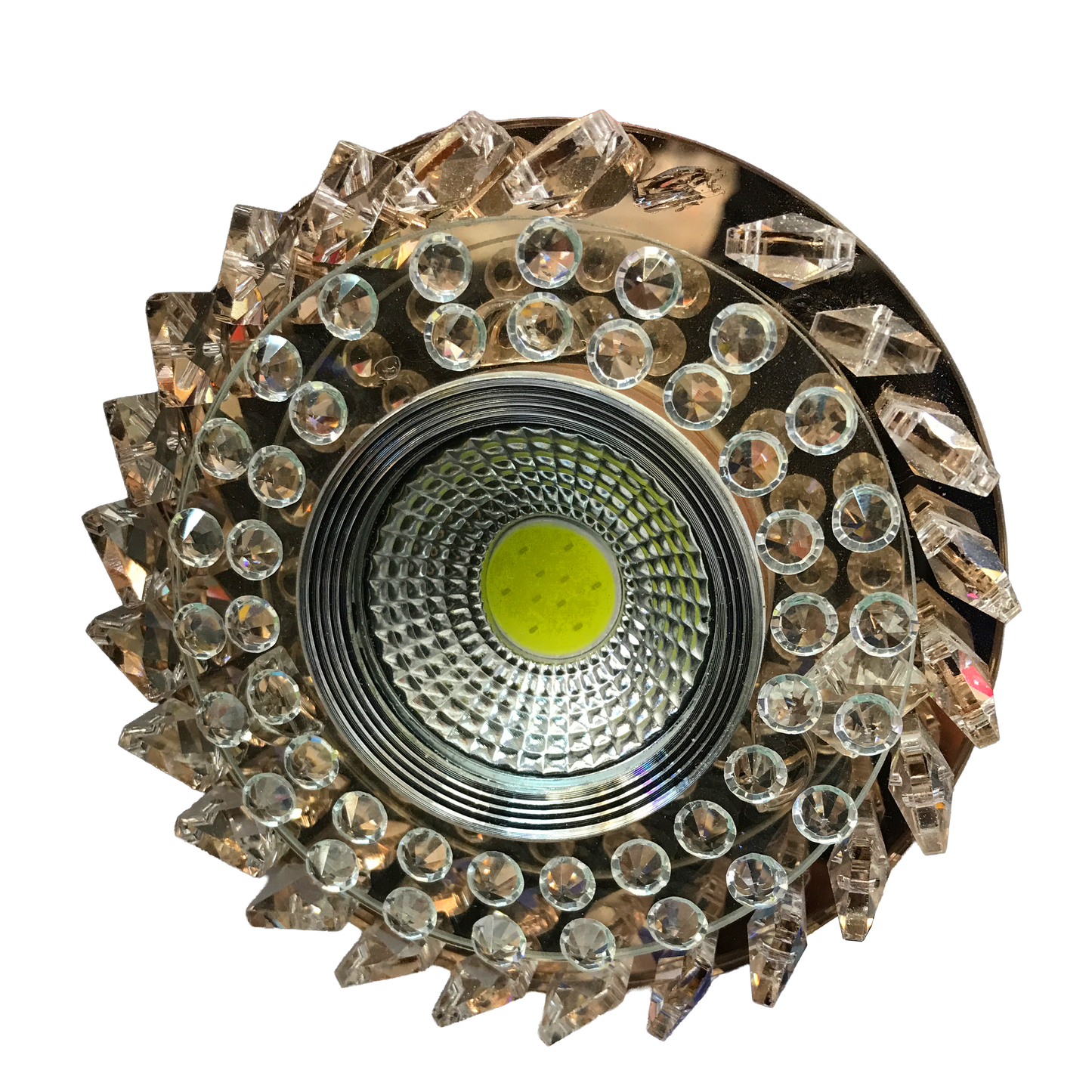 Tecbright #5 LED Einbaustrahler – Kristalloptik Dual-Light