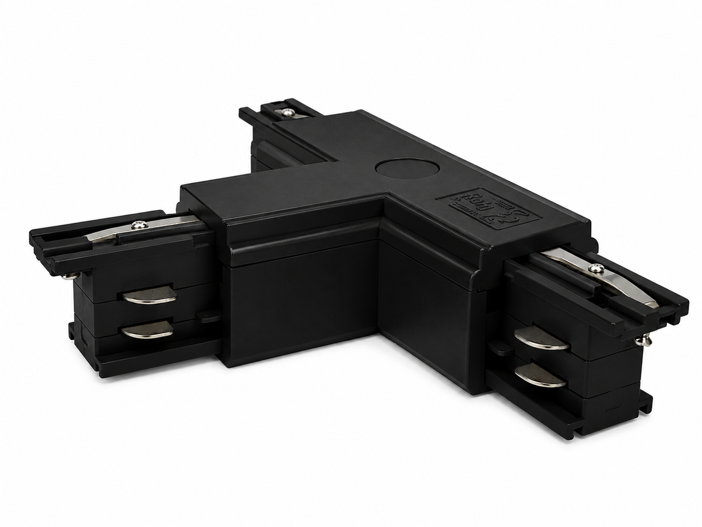 3-Phasen T-Verbinder Schwarz für Stromschienen – T-Connector für LED Schienensysteme (PR006)