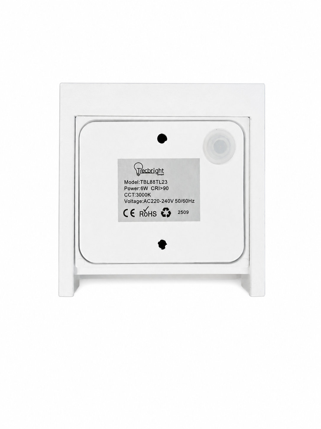 LED Up & Down Wandleuchte Cube Weiß – Moderne Design-Wandleuchte mit Warmweißem Licht (3000K) (TBL88TL23)