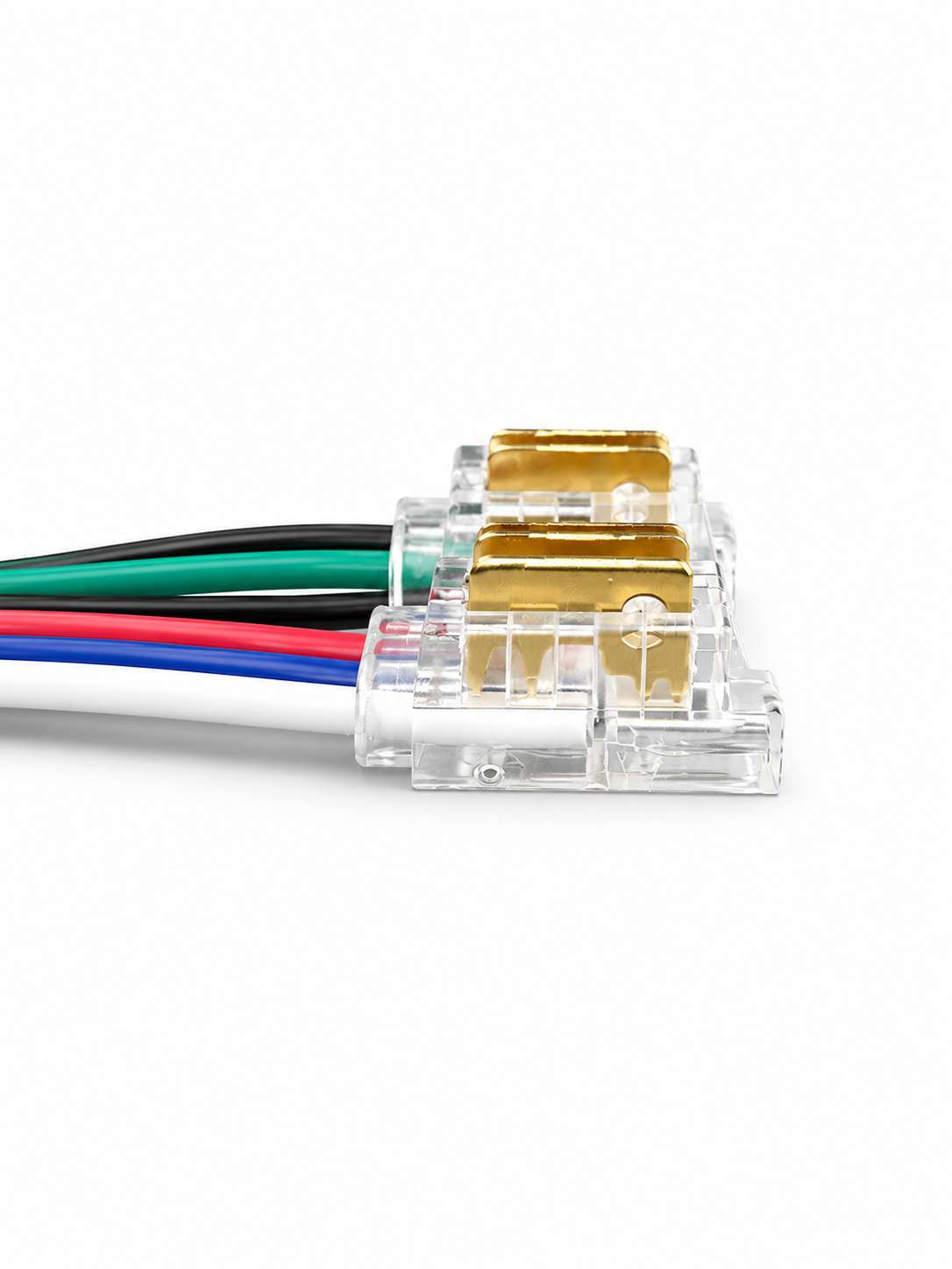 5-poliger RGBW COB LED Strip Verbinder – 106 mm – mit Anschlusskabel