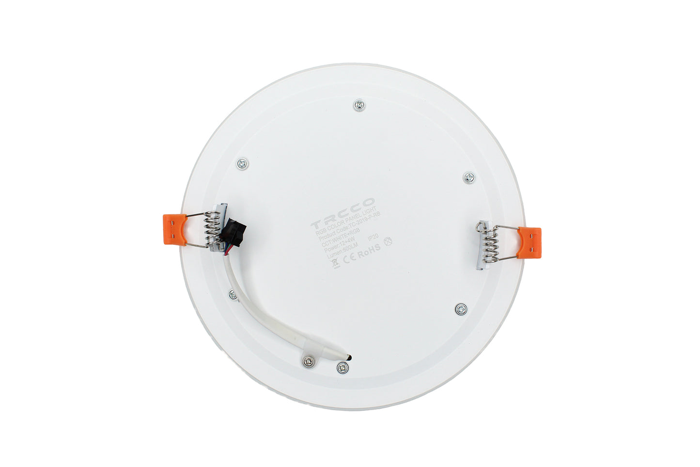 Tecbright LED-Einbaustrahler – RGB AmbiGlow XL | 12+4W Kaltweiss + RGB