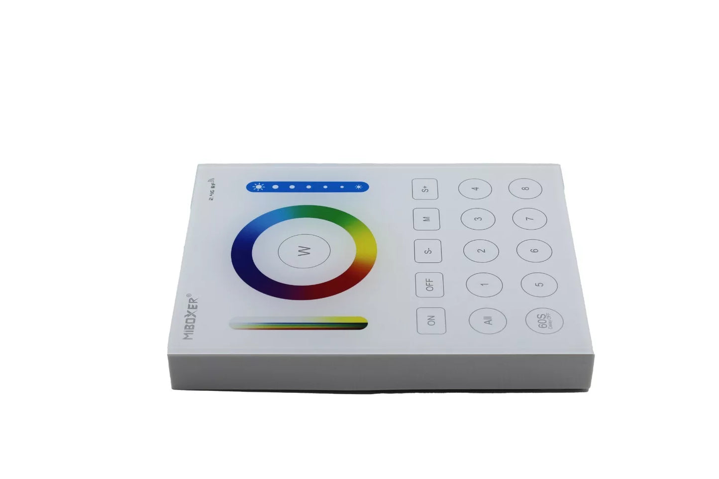 MiBoxer Funk Wandpanel RGB+CCT B8 – Kabellose Touch-Steuerung für 1-8 Zonen LED Beleuchtung