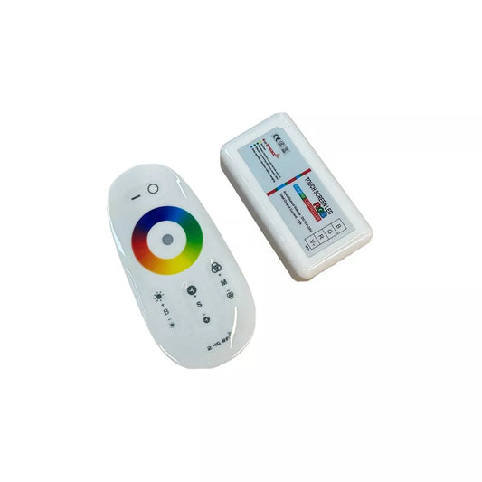 Premium RGB LED Strip Controller 12/24V – 2,4GHz mit RF Touch-Fernbedienung für flexible Beleuchtungssteuerung
