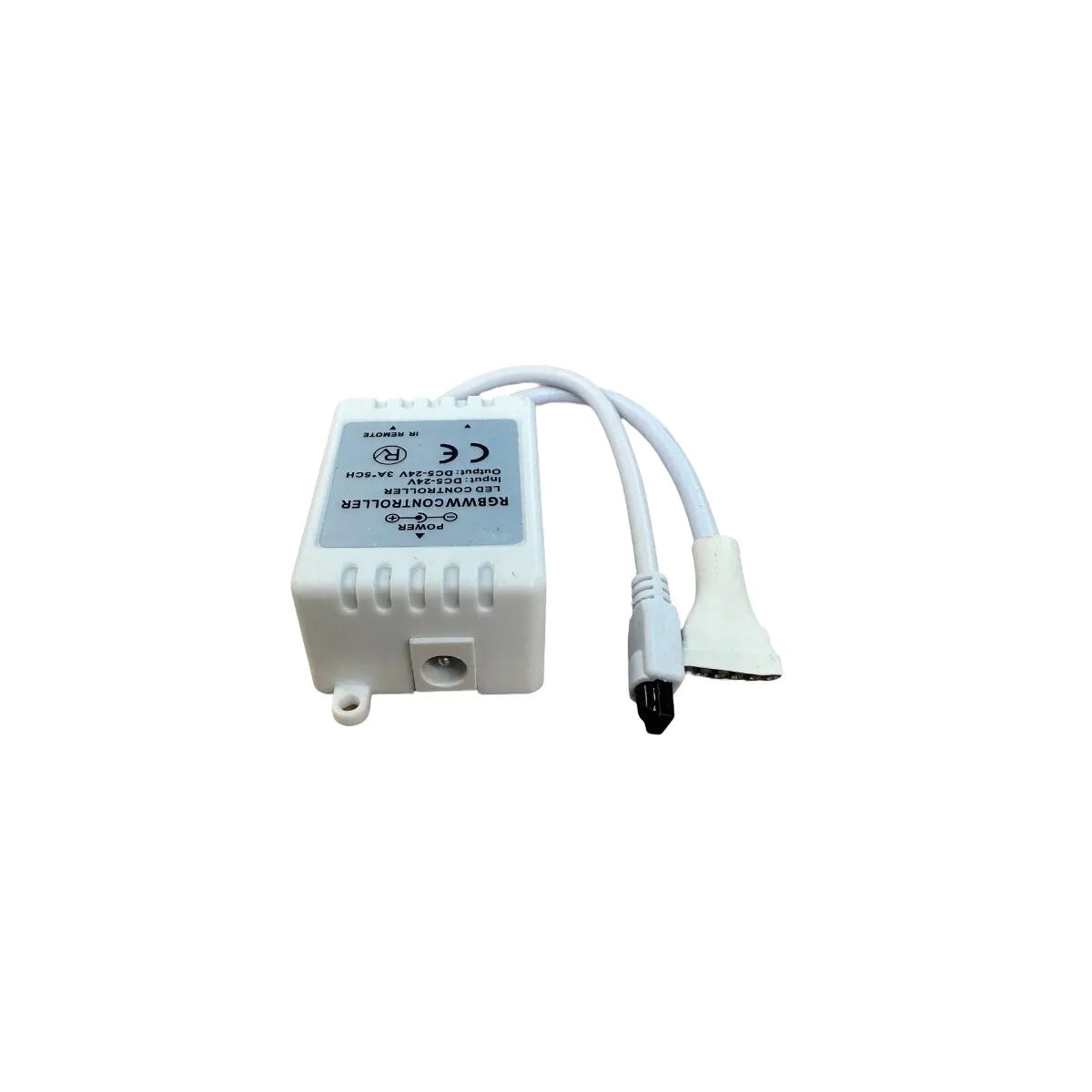 RGBWW/RGBW Controller für SMD LED Streifen – 6-Pin Controller und Trafo für vielseitige Lichtsteuerung