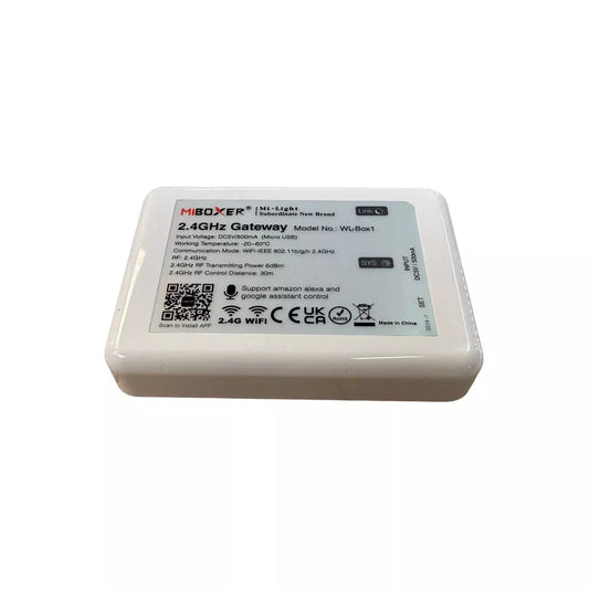 MiBoxer WiFi 2,4GHz Bridge WL-Box1 – Gateway für Alexa- und Google-Sprachsteuerung