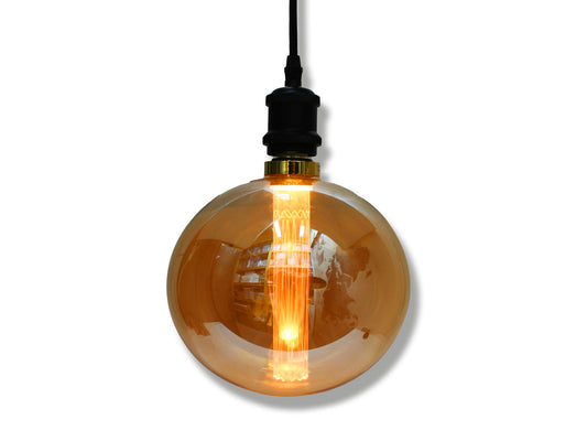 Tecbright G200 Vintage LED Globe – E27, 4W, 1800K, Amber
