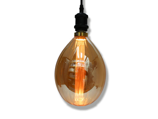 Tecbright G300 Vintage LED Tropfen – E27, 4W, 1800K, Amber | DG8802-L