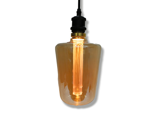Tecbright T300 Vintage LED Tube – E27, 4W, 1800K, Amber | DG8808-L