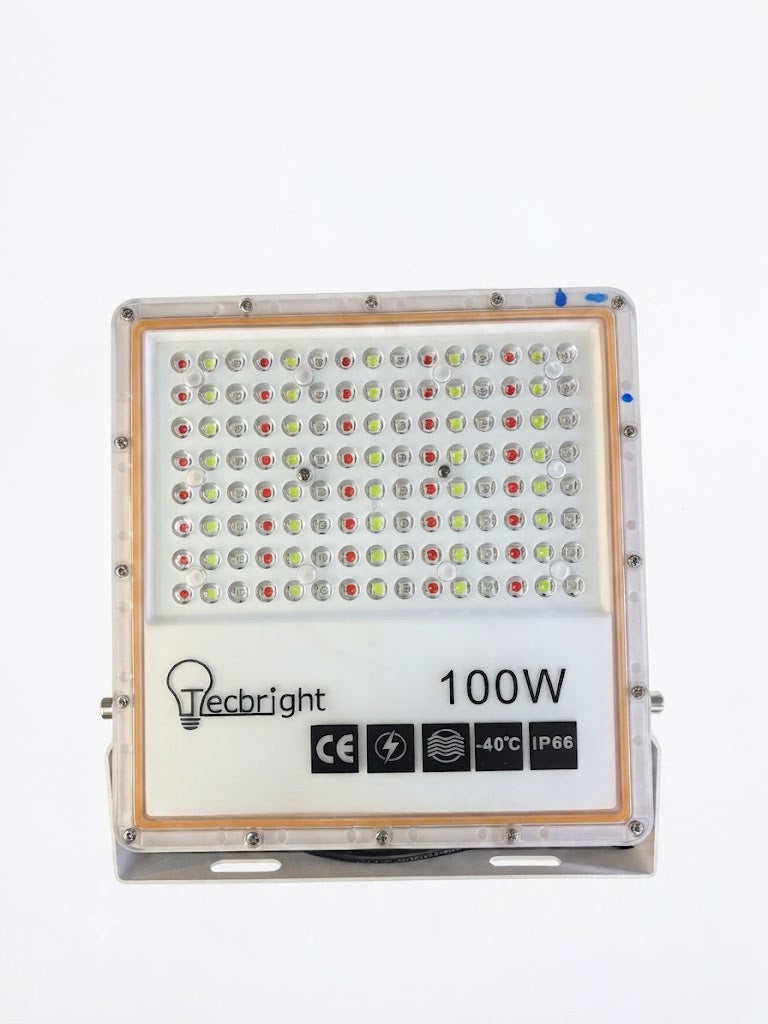 Tecbright LED-Fluter | 100W RGB | IP66 | 7500 lm