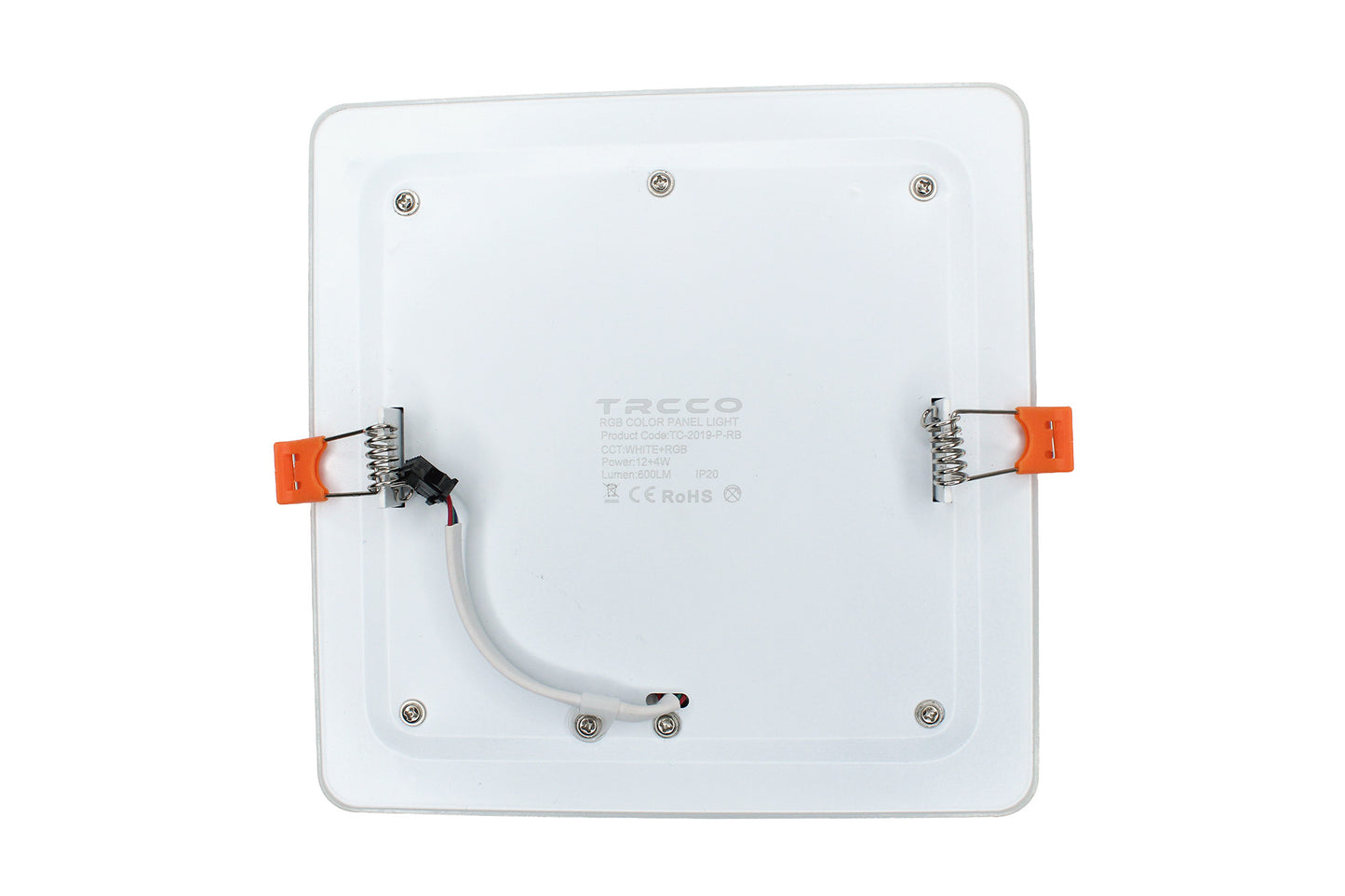 Tecbright LED-Einbaustrahler – RGB AmbiGlow XL | 12+4W Kaltweiss + RGB