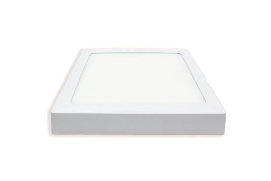 Tecbright LED-Aufbaupanel - 18W - 220Ø - Eckig - Weiß - CCT
