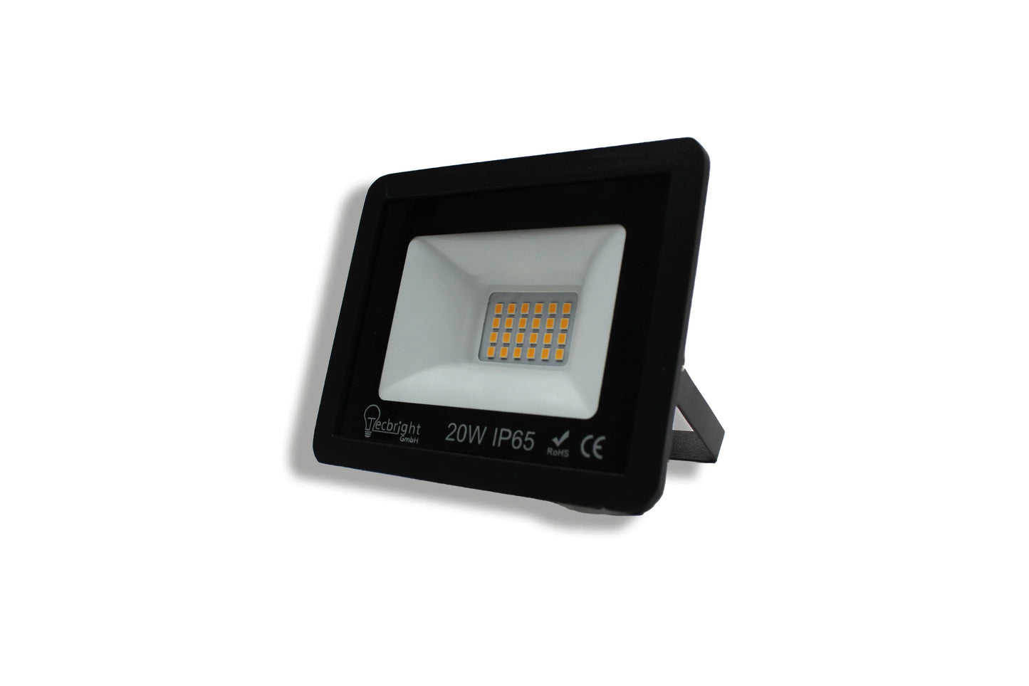 Tecbright LED-Fluter | 20W | IP65 | Kaltweiß | 118×92×27 mm | Slim Design