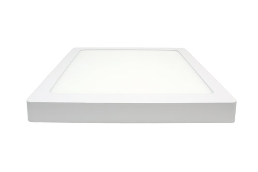 Tecbright LED Aufbaulampe - 24W - 300Ø - Ecke - Weiß
