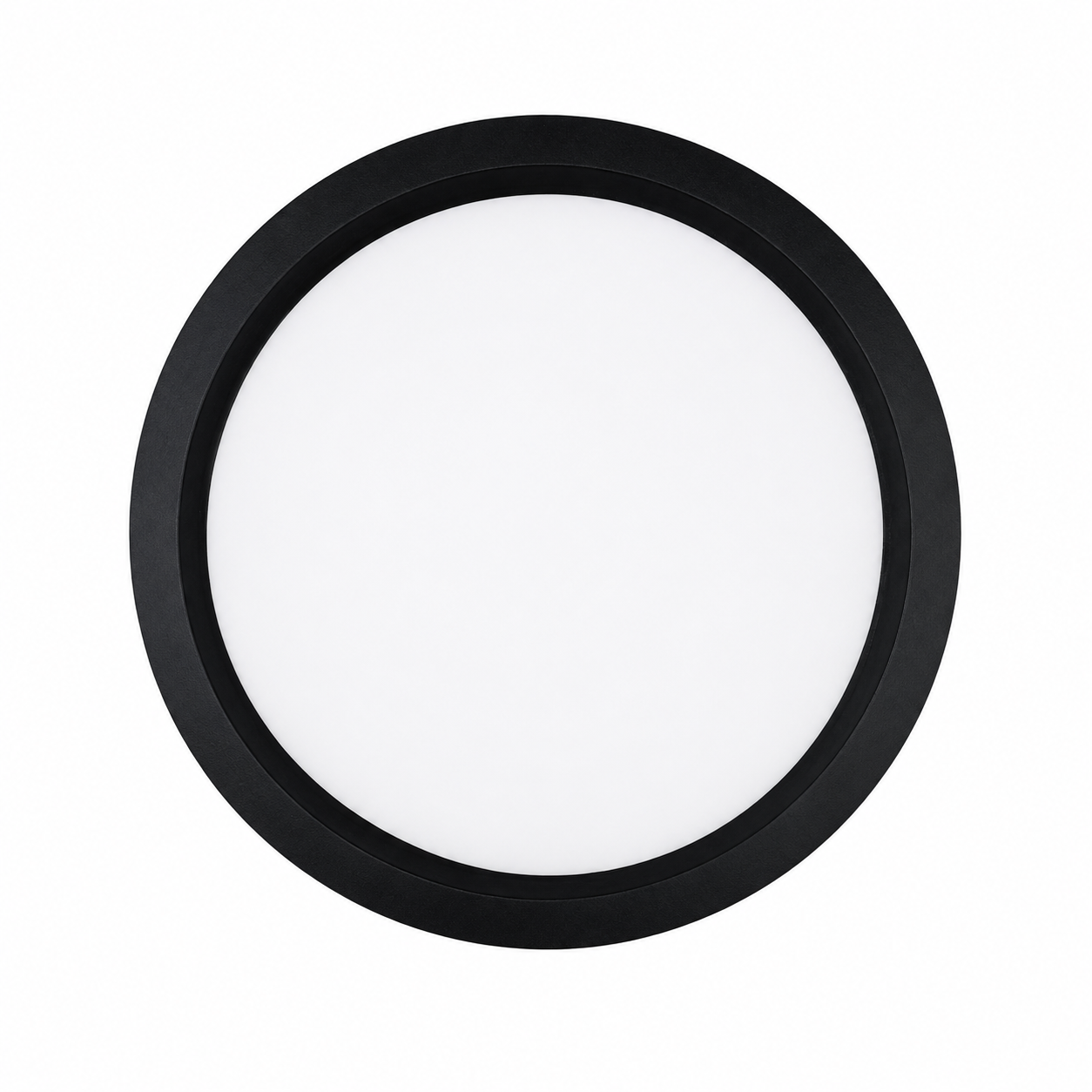 LED Panel Rund Ø 22 cm – 36W, 4200 Lumen, 3CCT Farbtemperaturwahl, IP65, Schwarz (Moon Light-IP65)