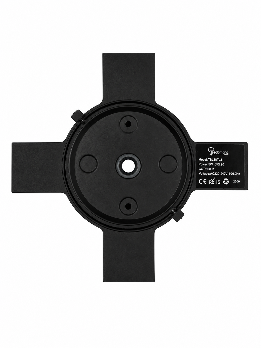 LED-Wandleuchte TBL88TL21 | 5W Akzent-Downlight in Schwarz | 3000K Warmweiß