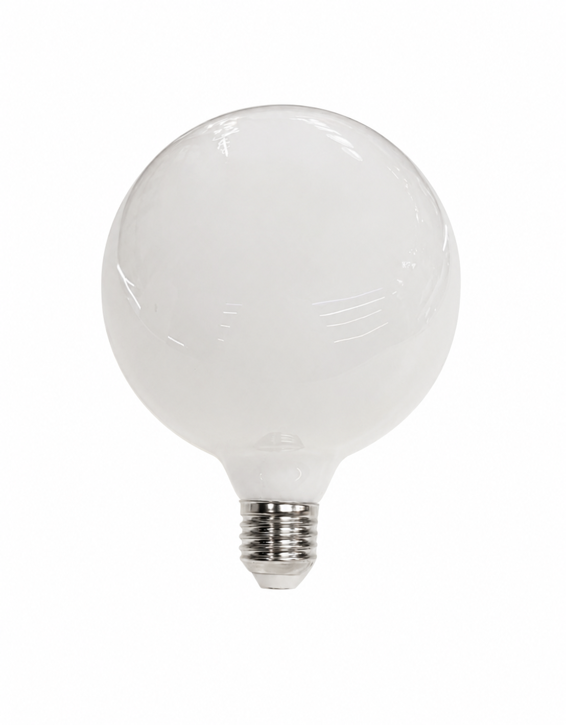 LED Globe Leuchtmittel E27 – 3W, dimmbar, 3000K Warmweiß, 200 Lumen, opalweißes Design (Bulb G125)