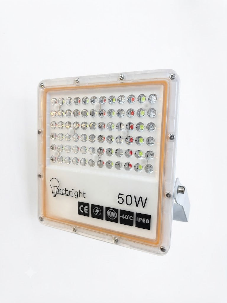 Tecbright LED-Fluter | 50W RGB | IP66 | 4500 lm