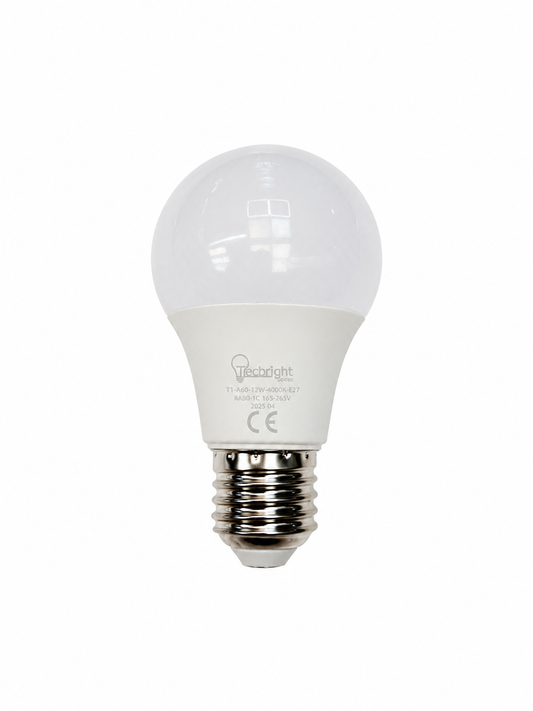 Tecbright LED E27 A60 Lampe 12W