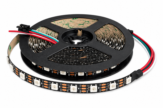Tecbright WS2812 RGB LED-Streifen – 60 LED/m – 5V – 18W – 5 m