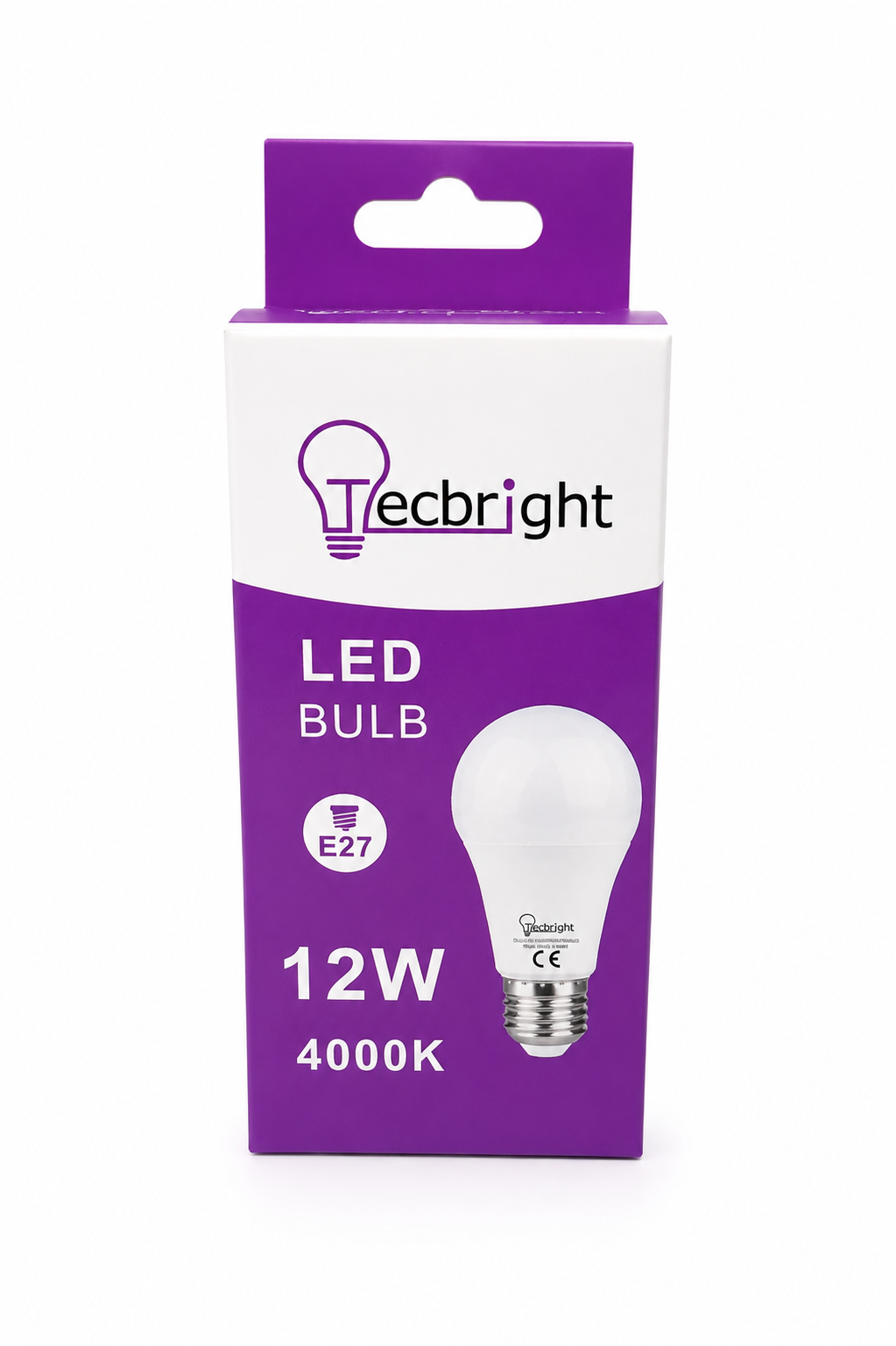 Tecbright LED E27 A60 Lampe 12W