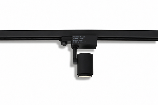 3 Phasen Track Light 36W Warmweiß Schwarz – LED Schienenstrahler für 3-Phasen-Stromschiene | 4000K | Schwenkbar | Modern