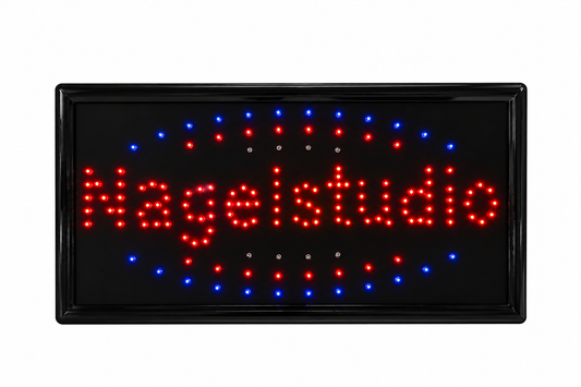 LED Werbeschild Nagelstudio - Professionelles Leuchtschild für Geschäfte & Studios