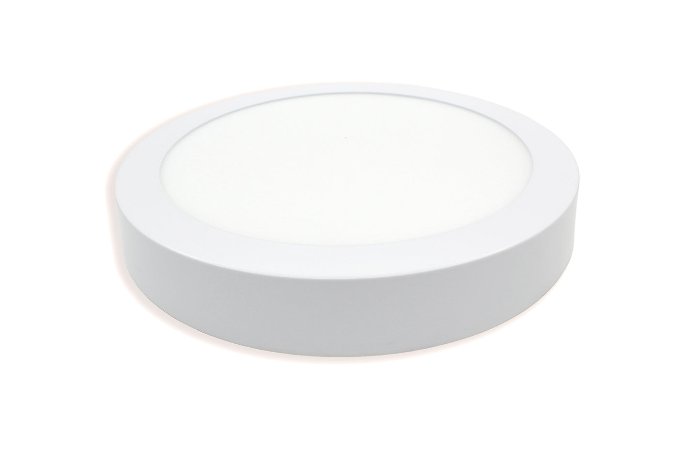 Tecbright LED Aufbaulampe - 18W - 220Ø  - Rund - Weiß
