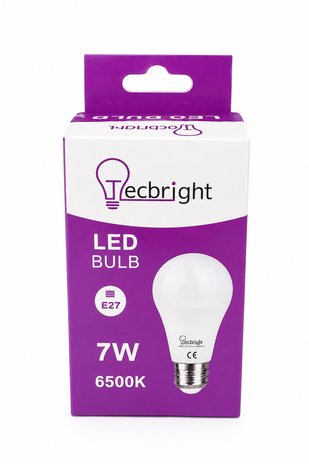 Tecbright LED E27 A60 Lampe 7W
