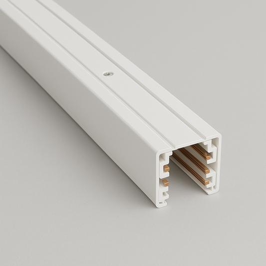 Tecbright 3-Phasen-Stromschiene – 2 m – Weiß