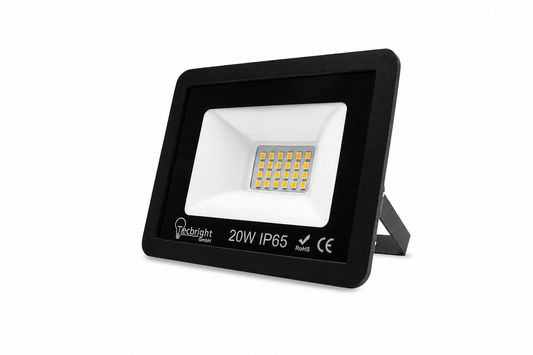 Tecbright LED-Fluter | 20W | IP65 | Slim Design