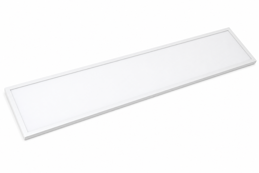 Tecbright LED-Panel 120 × 30 cm – 44 W – Warmweiß 3000 K – 4000 lm – Flache Deckenleuchte