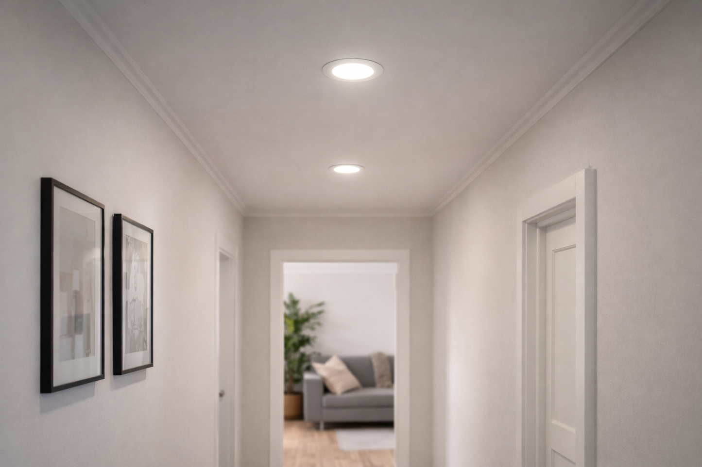 Tecbright LED Einbaustrahler - 9W - ø120mm