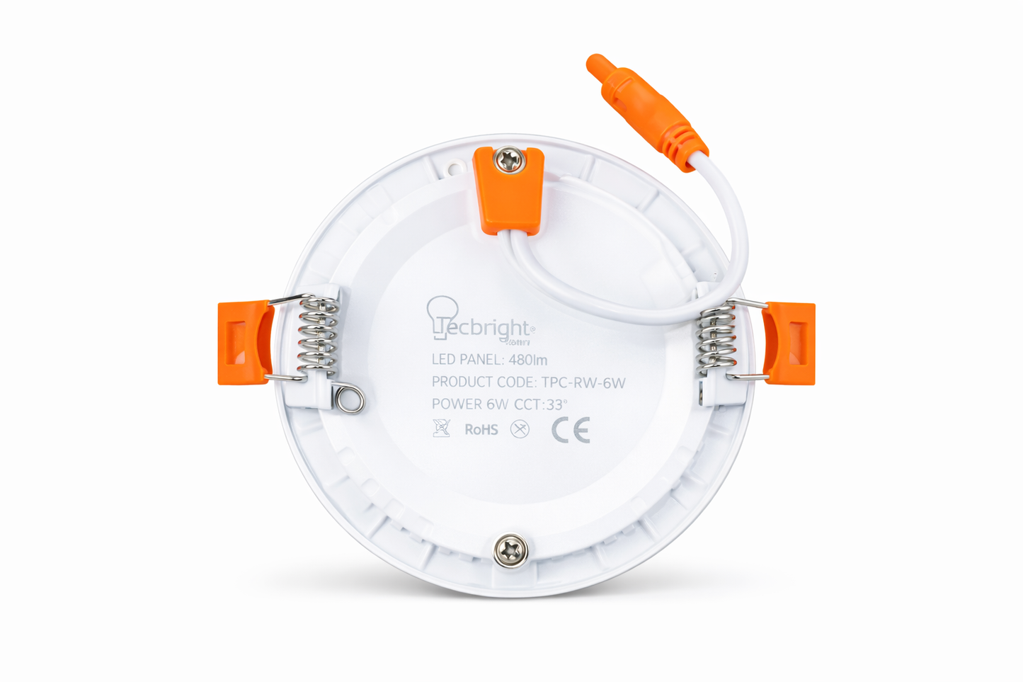 Tecbright LED Einbaustrahler - 6W - ø120mm
