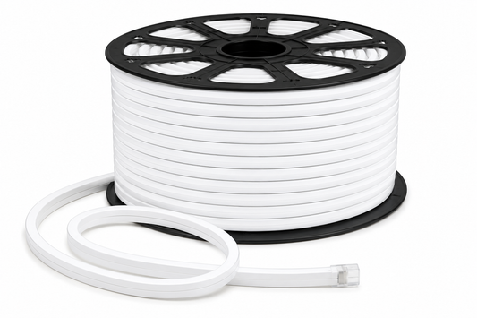 LED Neon Flex 220V Kaltweiß – 100 m Rolle Flexibles Neon LED Band