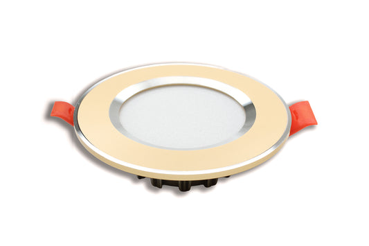 Tecbright LED Einbauspot 3W – Ø95 mm | 3‑Farben‑CCT – Aluminium A9‑2