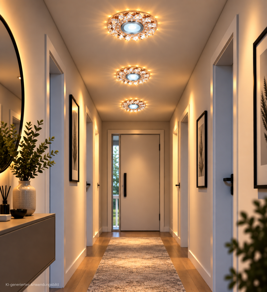 Tecbright #7 LED Einbaustrahler – Kristalloptik Dual-Light