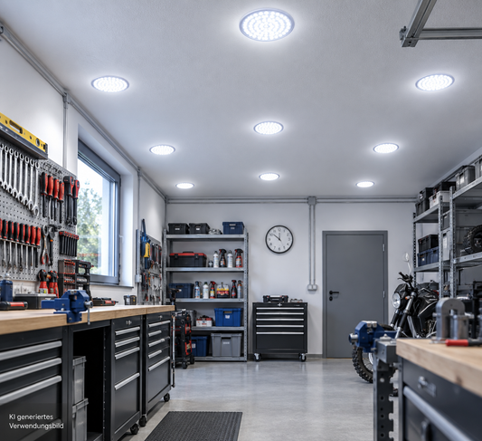 Tecbright Einbaustrahler  Star Edition - 36W - ø70-195mm - Kaltweiss 6500K - Rund - Weiss