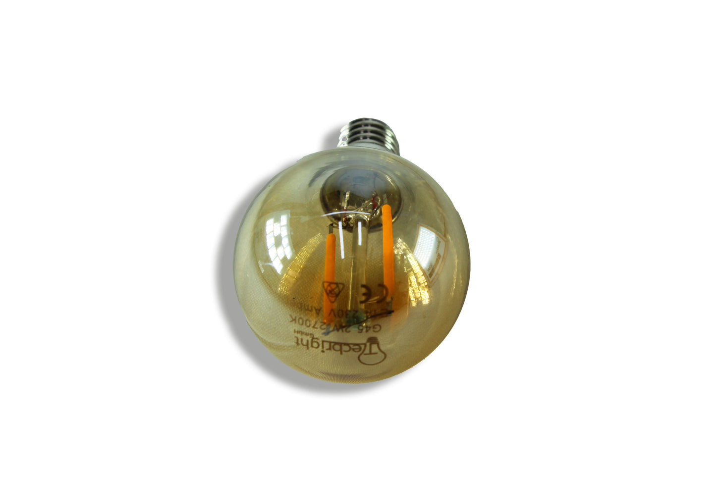 Tecbright LED-Filament Glühbirne 2W G45 E14
