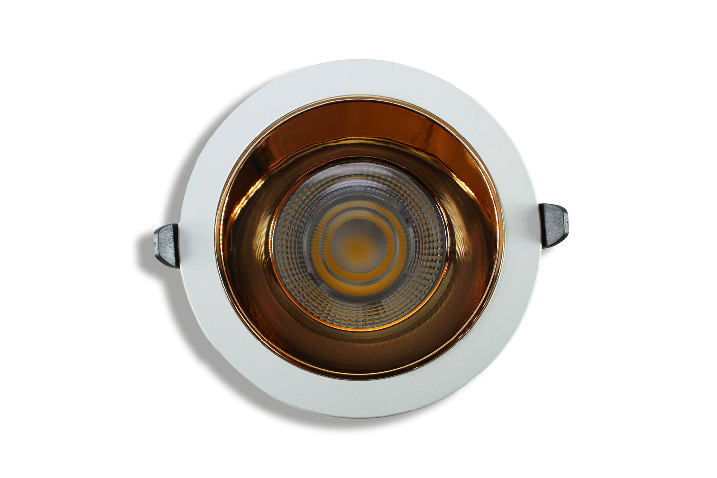 Tecbright LED Einbaustrahler 18 W – CCT umschaltbar | 1375 lm | Gold-Reflektor