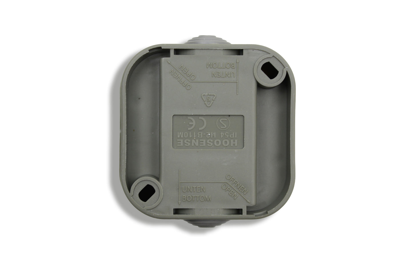 Hoosense – Feuchtraum-Wippschalter – 1-polig – 10A / 250V – IP54