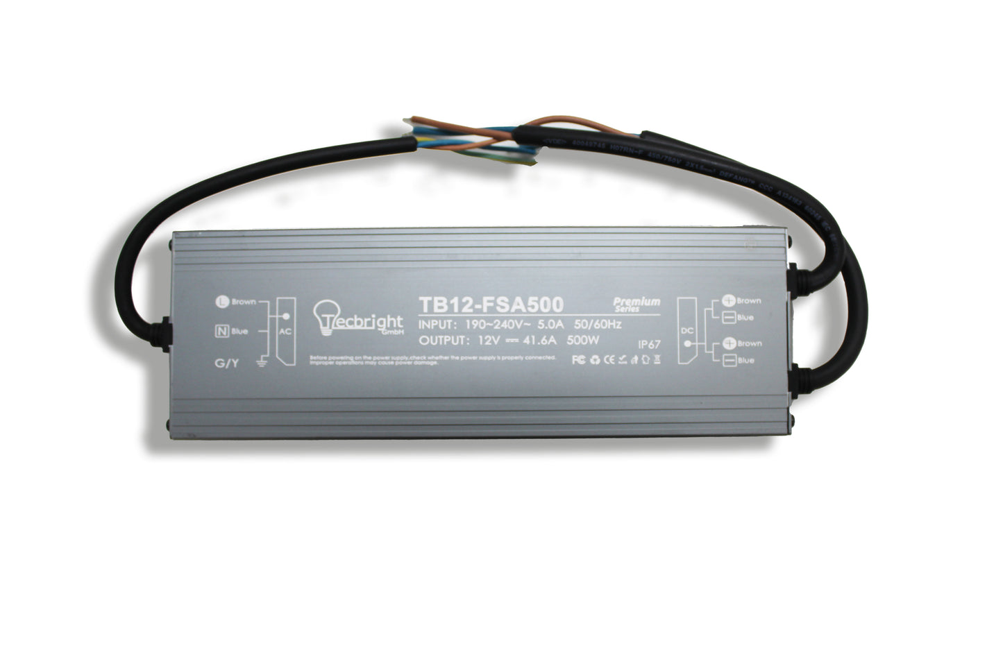 Tecbright TB24-FSA400W - IP67 Netzteil 24V | 400W | Outdoor
