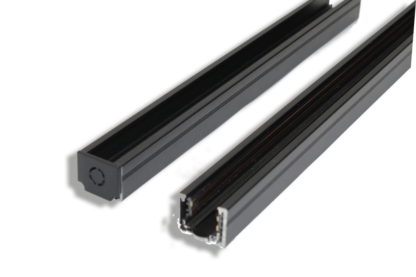 Tecbright DC48V Magnetschiene – Standardprofil, 2 m, schwarz  CX