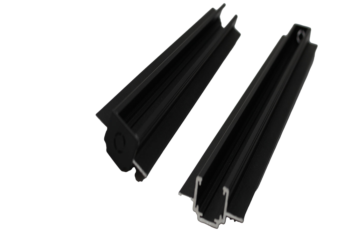 Tecbright DC48V Unterputz-Magnetschiene – 2 m, schwarz CX