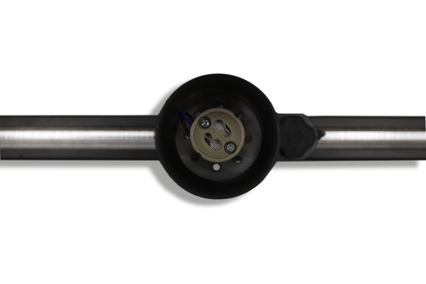 Tecbright Zylinder-Spot für 3-Phasen-Stromschiene – GU10-Fassung, schwarz