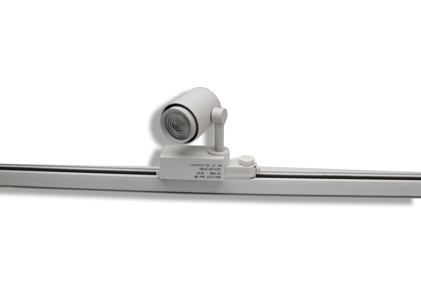 Tecbright 3-Phasen LED-Strahler 36 W – Weiß, regelbarer Zoom, 3000 K / 4000 K / 6500 K