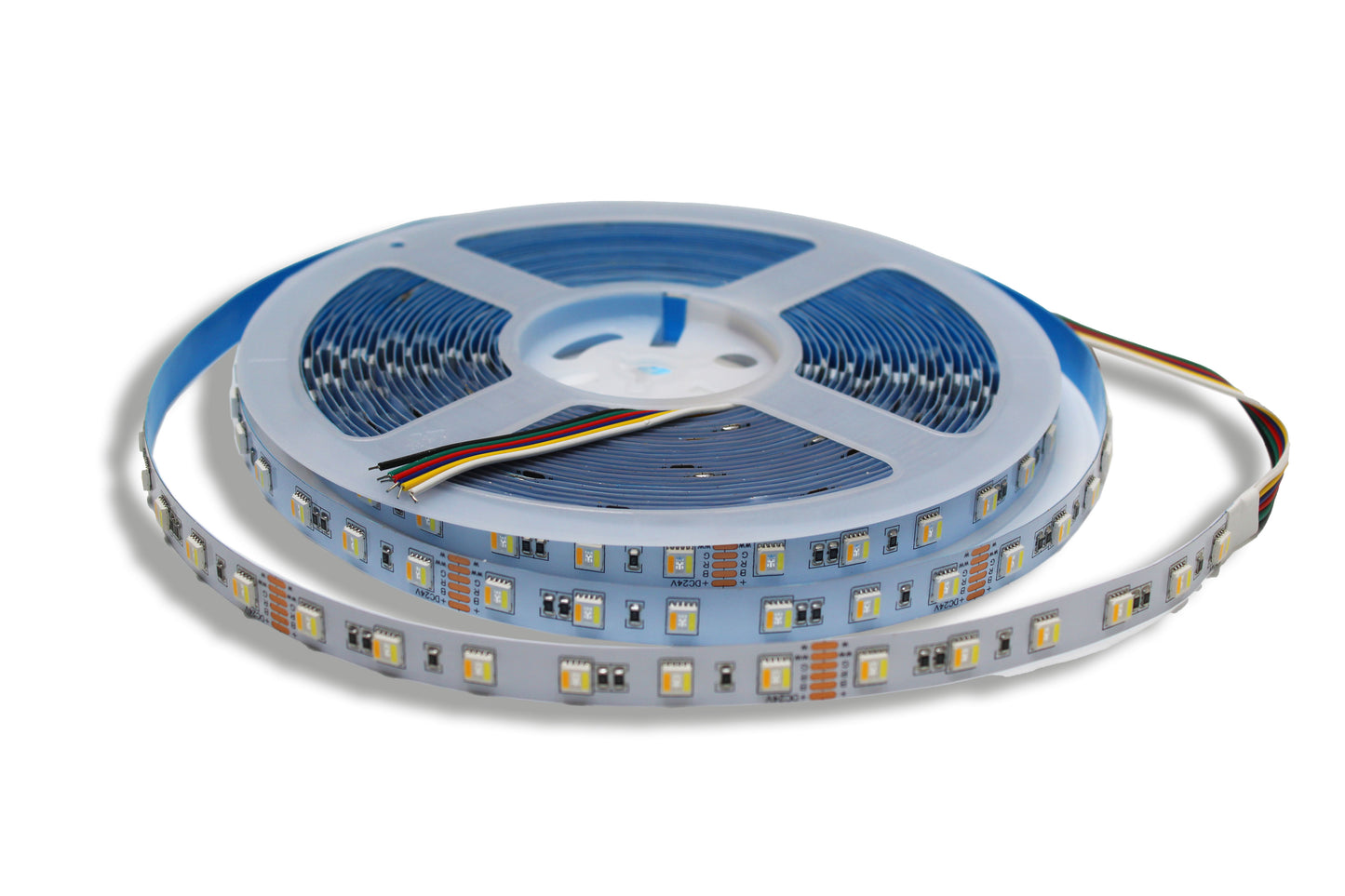 Tecbright LED-Streifen RGB+CCT 24V, 12 mm, 60 LED/m, 17 W/m, 10 m Rolle