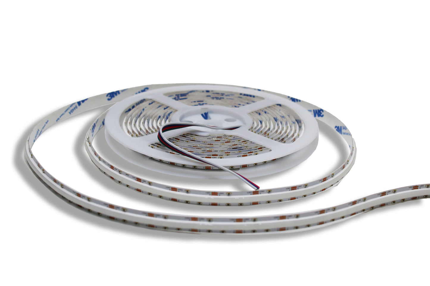 Tecbright LED-Streifen RGB COB 24V, 10 mm, 280 LED/m, 12 W/m, 5 m Rolle